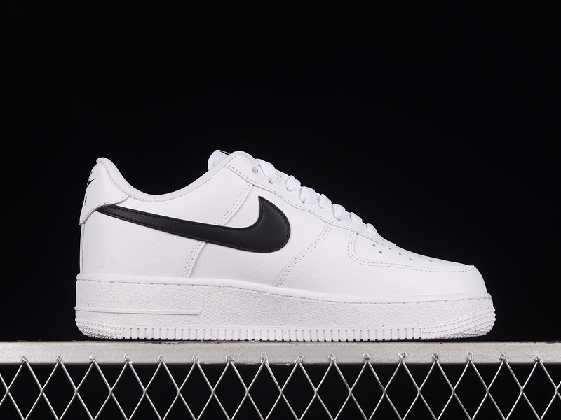 Air Force 1 Low Spray Paint Swooshes White/Black 5