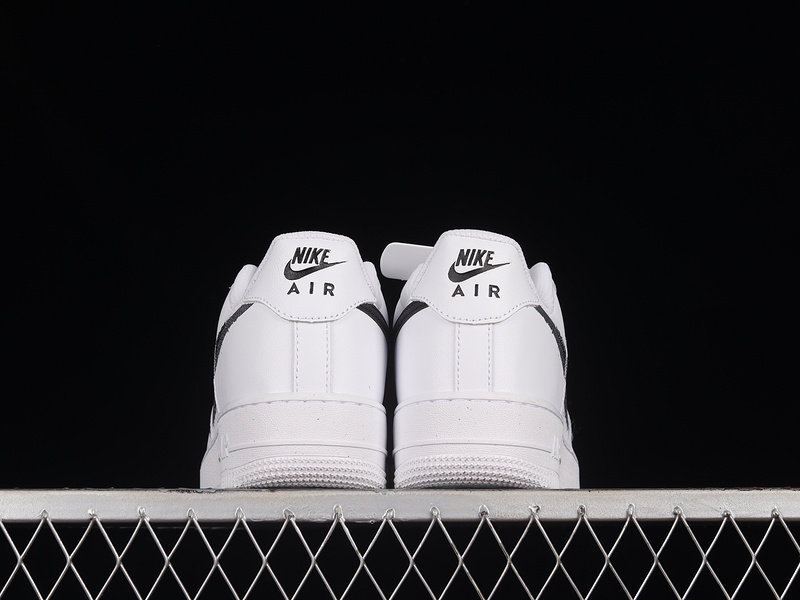 Air Force 1 Low Spray Paint Swooshes White/Black 9