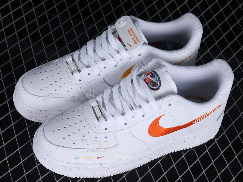 Air Force 1 Low 07 Lx Leap High White/Washed Teal/Safety Orange/Rush Pink 9