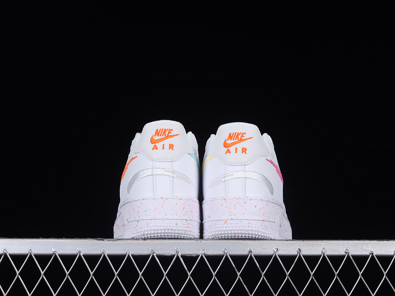 Air Force 1 Low Leap High White/Washed Teal-White-Safety Orange-Rush Pink 7