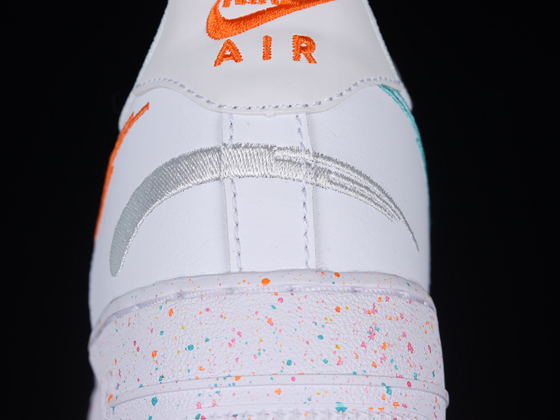 Air Force 1 Low Leap High White/Washed Teal-White-Safety Orange-Rush Pink 9