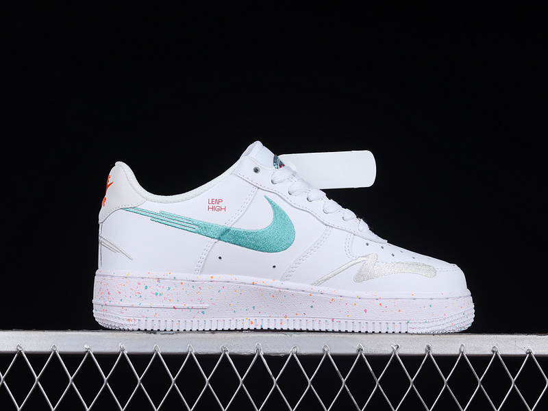 Air Force 1 Low Leap High White/Washed Teal-White-Safety Orange-Rush Pink 23