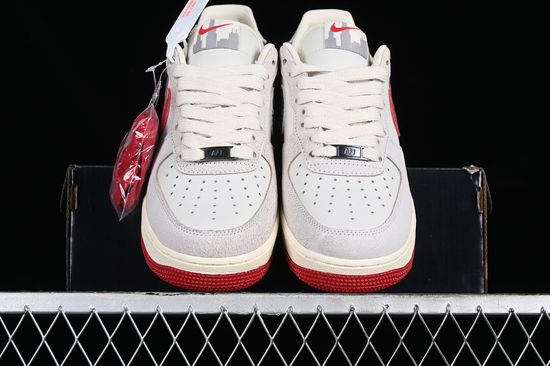 Nike Air Force 1 '07 Low White/Grey/Black/Red 19