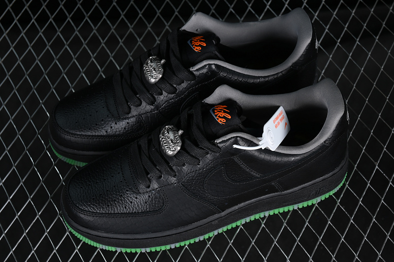 Nike Air Force 1 '07 Low Halloween Black/Green/Grey 11