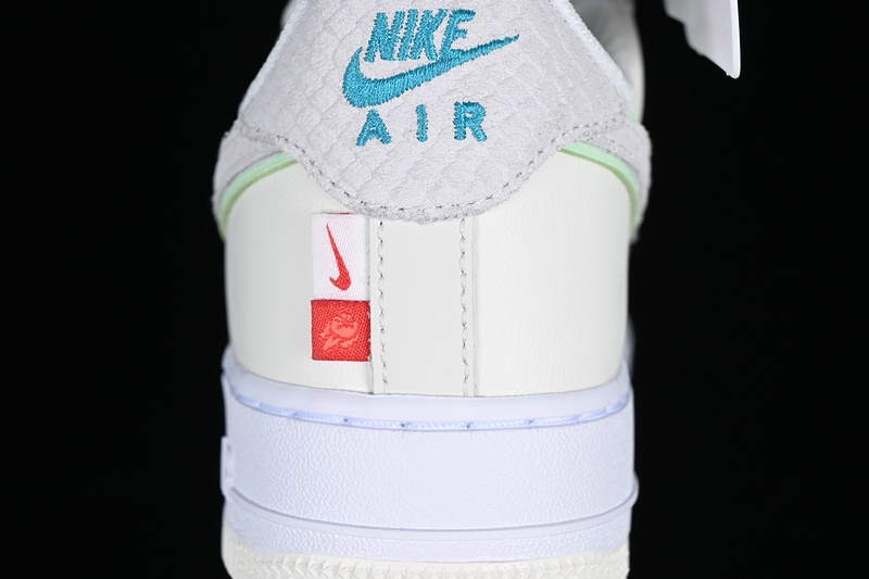 Nike Air Force 1 '07 Low White/Grey/Green/Orange 13