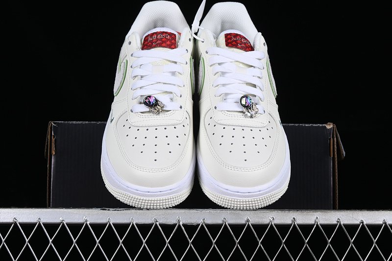 Nike Air Force 1 '07 Low White/Grey/Green/Orange 21