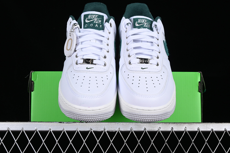 Division Street Nike Air Force 1 '07 Low Ducks Of A Feather White/Green 13