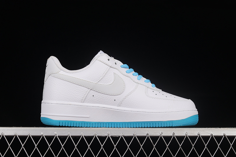 Nike Air Force 1 '07 Low White/White/Blue 3