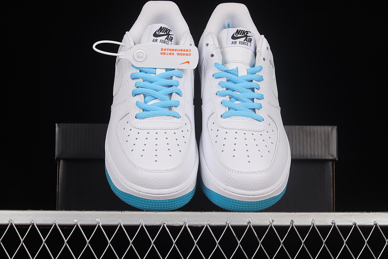 Nike Air Force 1 '07 Low White/White/Blue 9