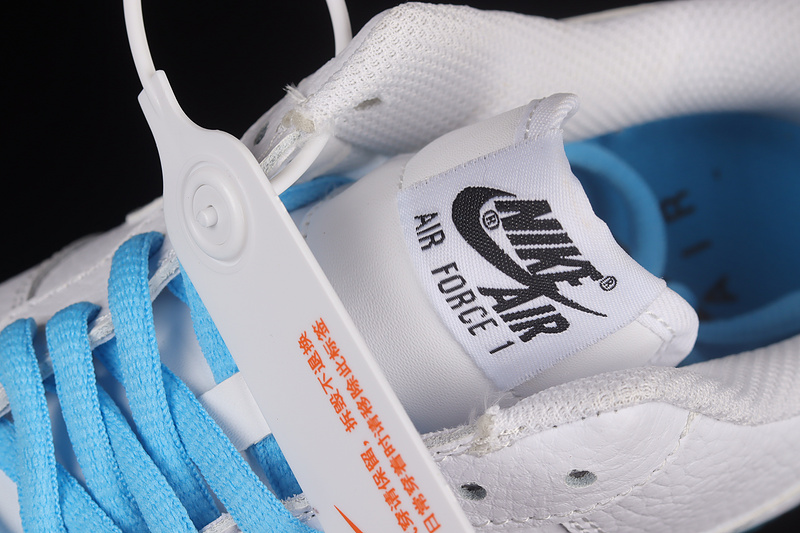 Nike Air Force 1 '07 Low White/White/Blue 21