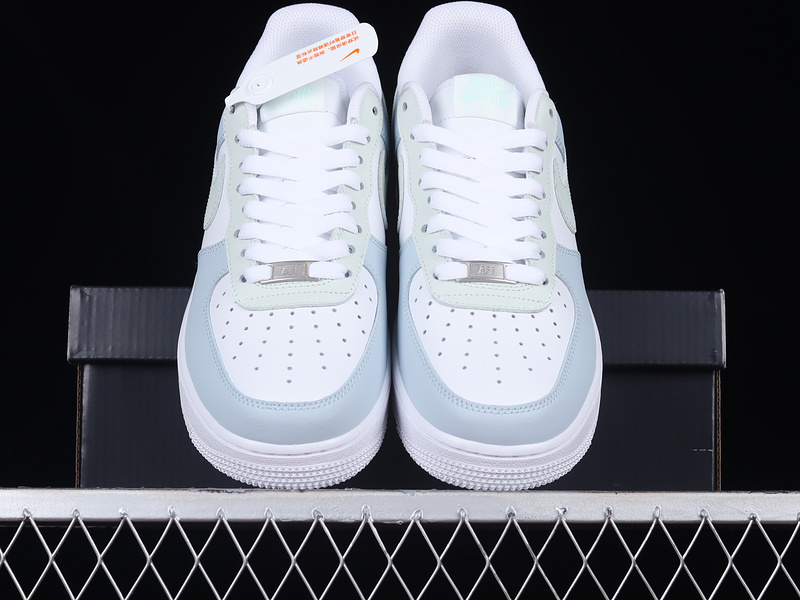 Nike Air Force 1 '07 Low Glazed Grass/White/Sky Blue 13