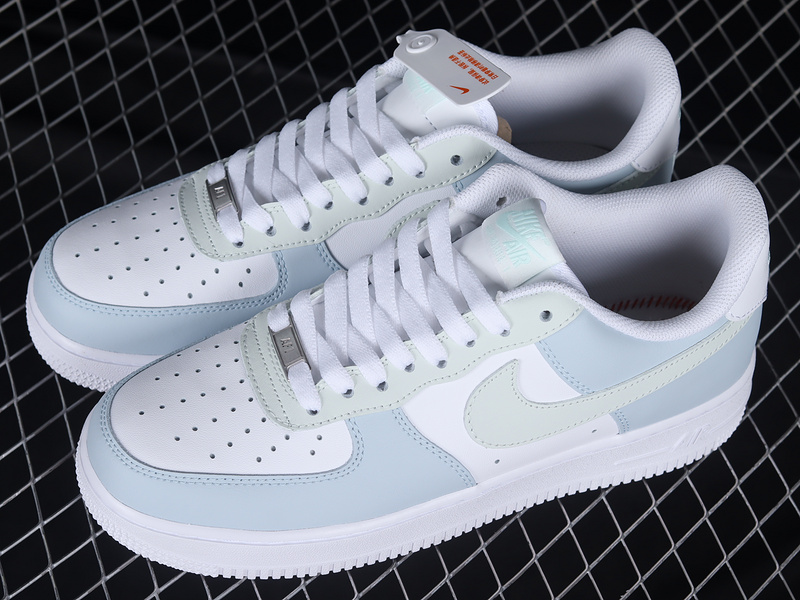 Nike Air Force 1 '07 Low Glazed Grass/White/Sky Blue 27