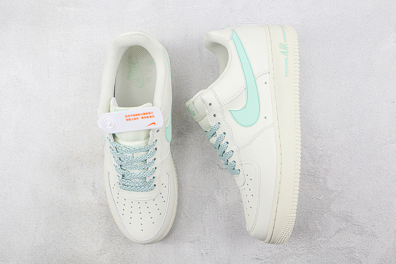 Air Force 1 Low 07 White/White/Light Green 13