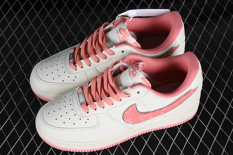 Louis Vuitton Nike Air Force 1 '07 Low White/Pink 7