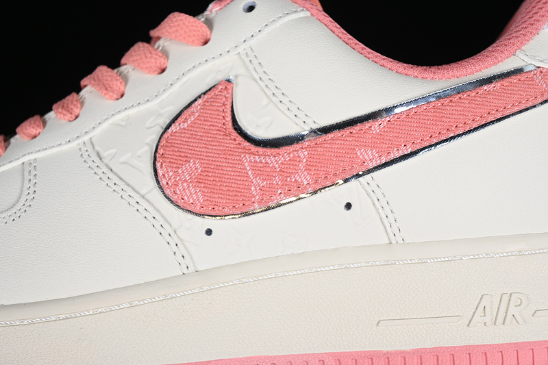 Louis Vuitton Nike Air Force 1 '07 Low White/Pink 21