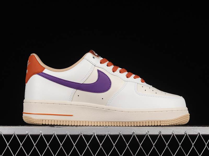 Nike Air Force 1 '07 Low Purple Cabbage White/Red/Purple 9