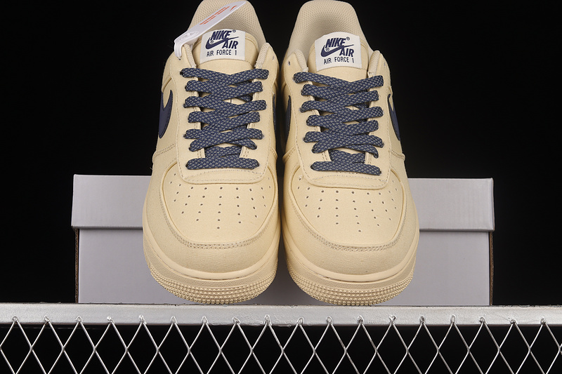 Nike Air Force 1 '07 Low Beige/Deep Blue 3