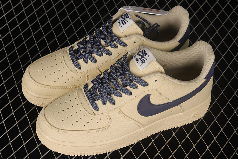 Nike Air Force 1 '07 Low Beige/Deep Blue 19