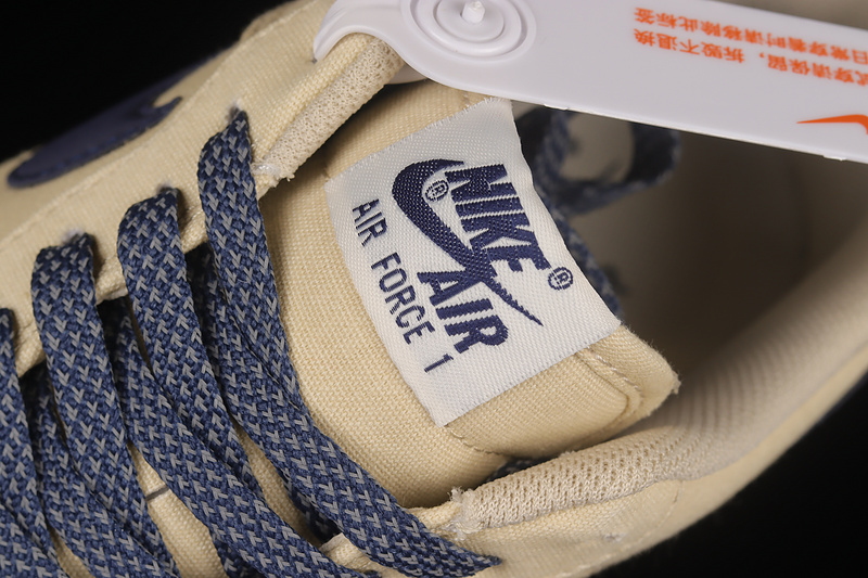 Nike Air Force 1 '07 Low Beige/Deep Blue 23