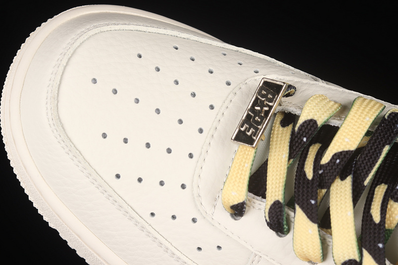 Bape X Air Force 1 Low 07 Beige/Black/Camo 11