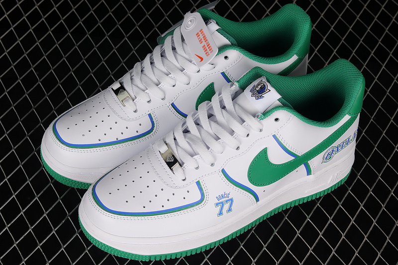 Air Force 1 Low 07 Dallas White/White/Green 21