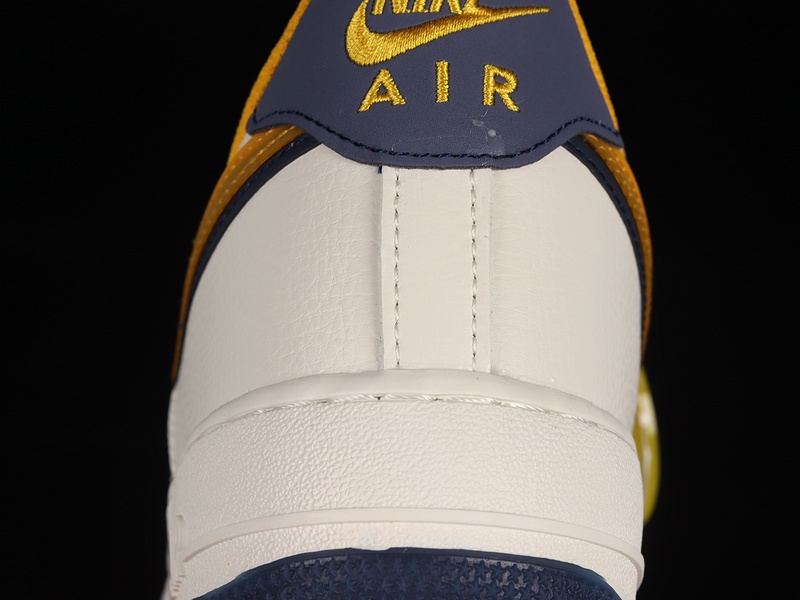 Air Force 1 Low Lv8 Corona Double Swoosh White/Blue/Yellow 3