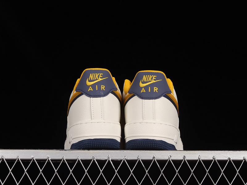 Air Force 1 Low Lv8 Corona Double Swoosh White/Blue/Yellow 7