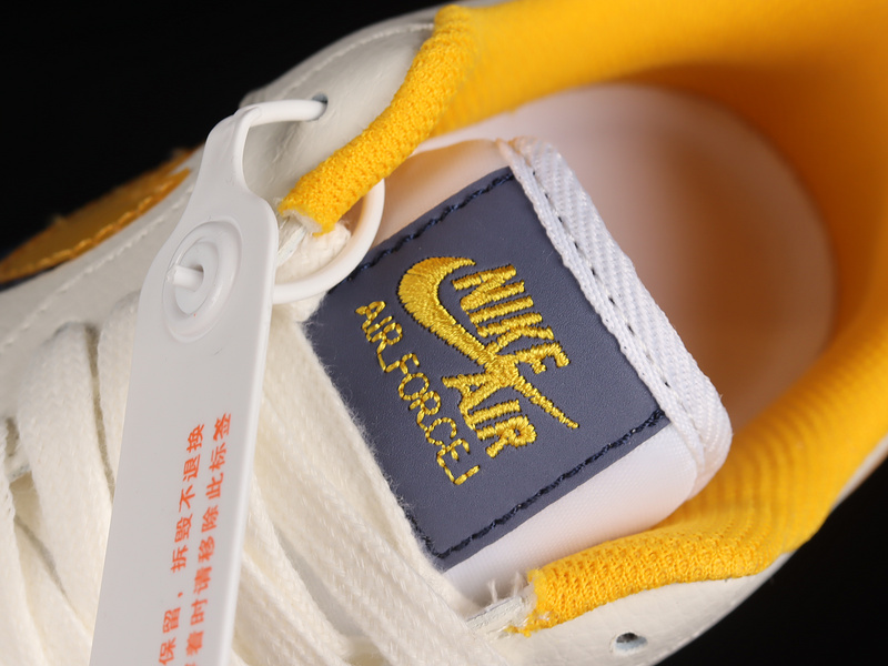 Air Force 1 Low Lv8 Corona Double Swoosh White/Blue/Yellow 9