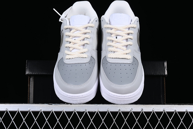 Nike Air Force 1 '07 Low White/Grey/Silver 3