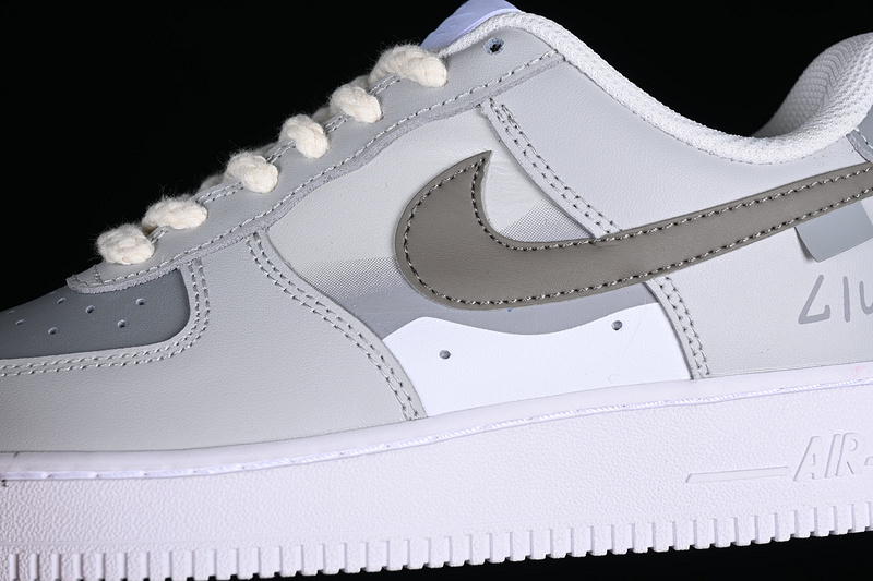 Nike Air Force 1 '07 Low White/Grey/Silver 21