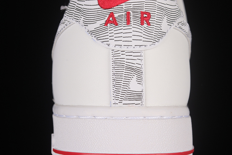 Air Force 1 Low Topography Pack White/University Red/White 15