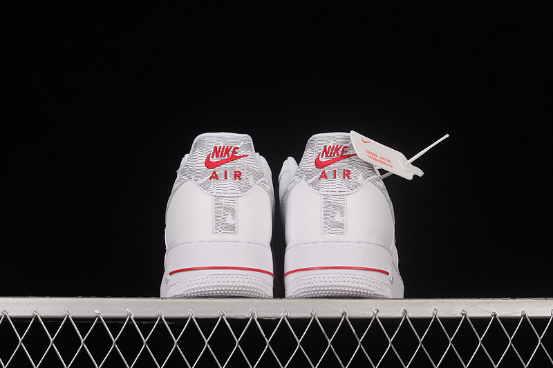 Air Force 1 Low Topography Pack White/University Red/White 17