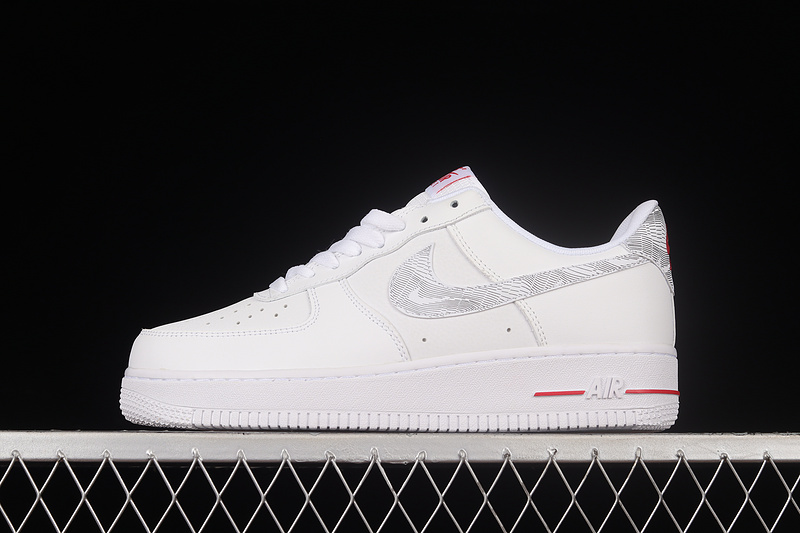 Air Force 1 Low Topography Pack White/University Red/White 31