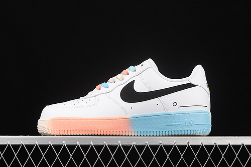 Air Force 1 Low 07 White/Black/Pink-Blue 13