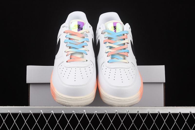 Air Force 1 Low 07 White/Black/Pink-Blue 15