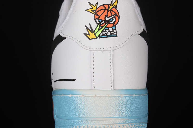 Air Force 1 Low 07 White/Black/Pink-Blue 21