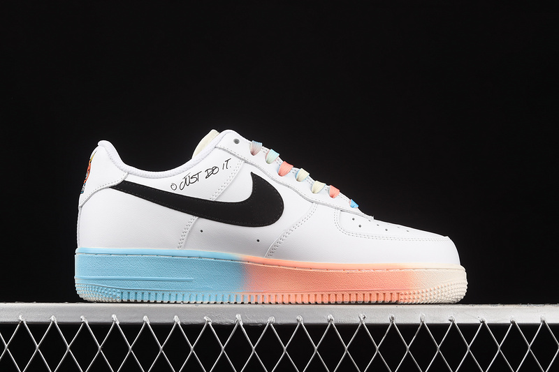 Air Force 1 Low 07 White/Black/Pink-Blue 23