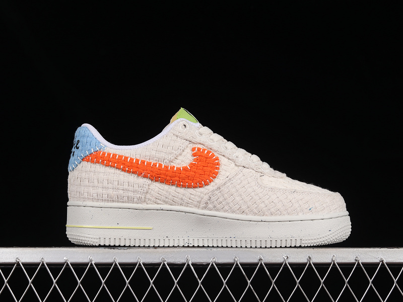 Air Force 1 Low 07 Next Nature Hemp Phantom/Sail/University Blue/Team Orange 5