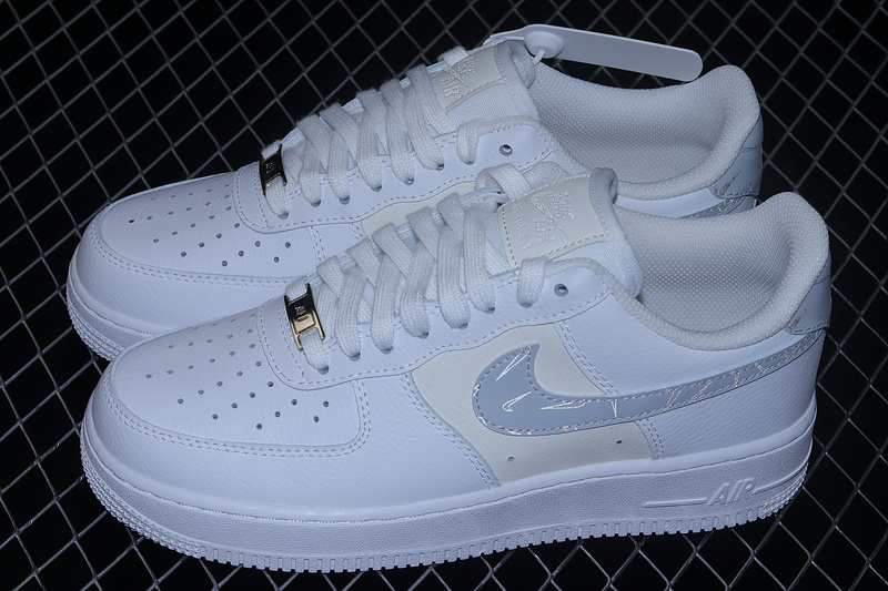 Nike Air Force 1 '07 Low White/White/Silver 5