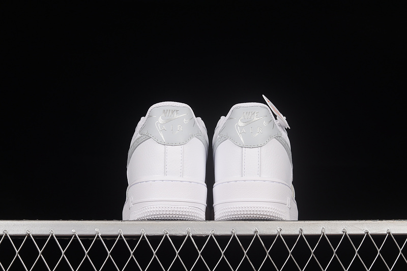 Nike Air Force 1 '07 Low White/White/Silver 9