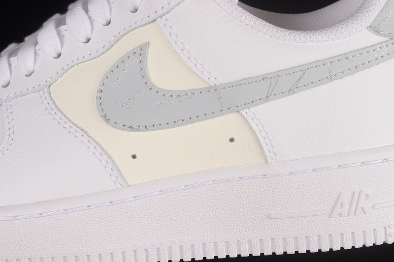 Nike Air Force 1 '07 Low White/White/Silver 25