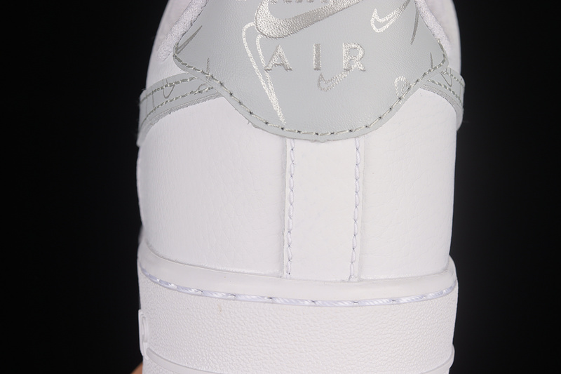 Nike Air Force 1 '07 Low White/White/Silver 27