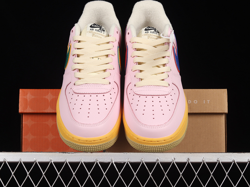 Air Force 1 Low Feel Free, Let's Talk Pink Foam/Hyper Royal/University Red 15