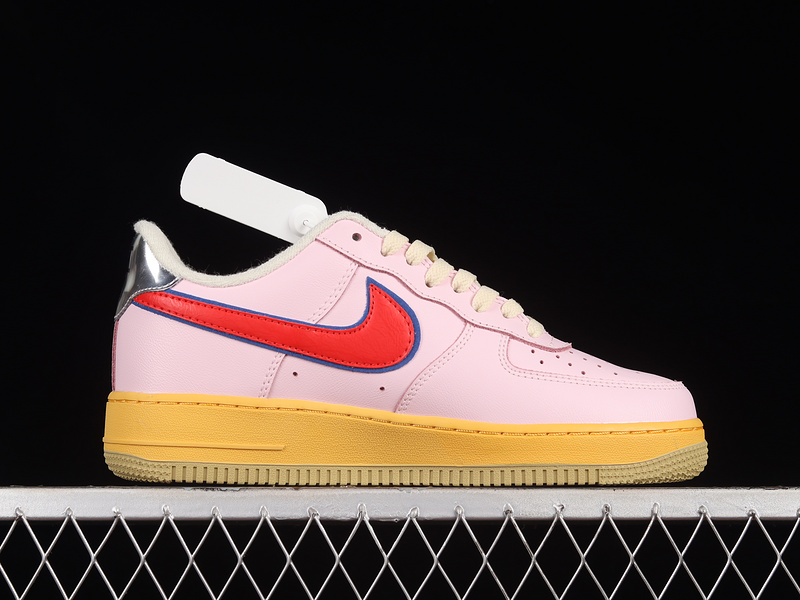 Air Force 1 Low Feel Free, Let's Talk Pink Foam/Hyper Royal/University Red 27