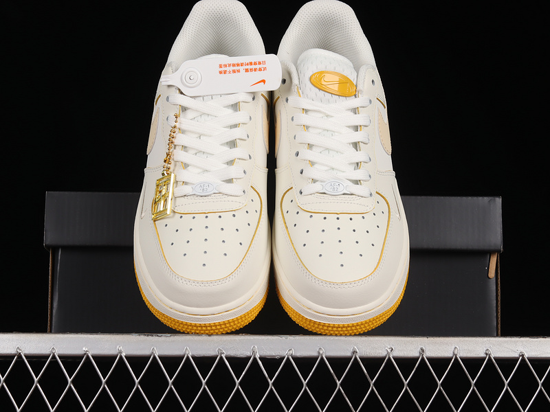 Air Force 1 Low White/Sail/Egg Yolk 13