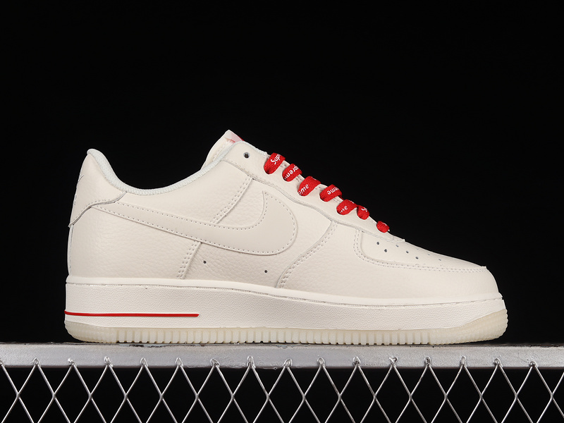 Air Force 1 Low Beige/Red 21