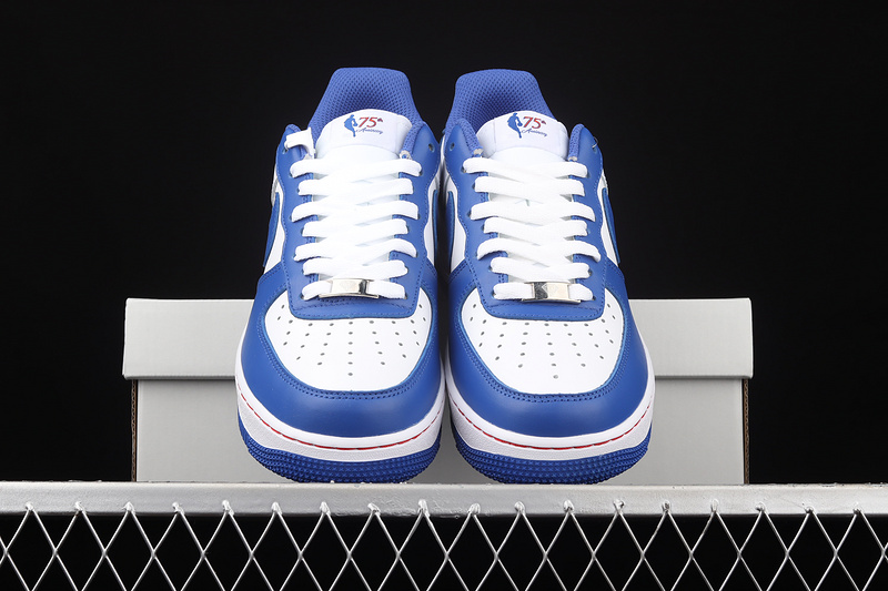 Air Force 1 Low Brooklyn Nets White/Royal Blue/Red 7