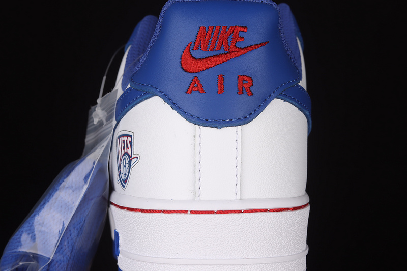 Air Force 1 Low Brooklyn Nets White/Royal Blue/Red 21