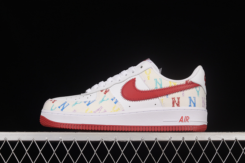 Nike Air Force 1 '07 Low Mlb White/Red/Multi-Color 15