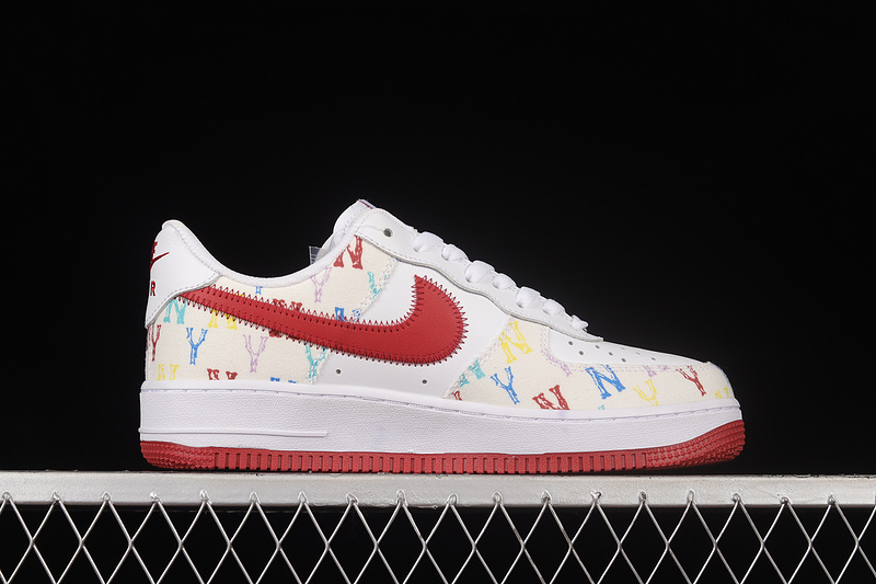 Nike Air Force 1 '07 Low Mlb White/Red/Multi-Color 17